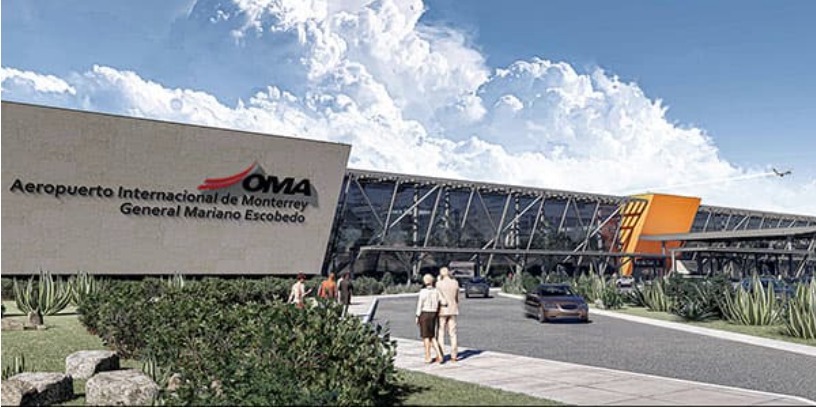 Ampliación de aeropuerto · OMA — Monterrey, Nuevo León